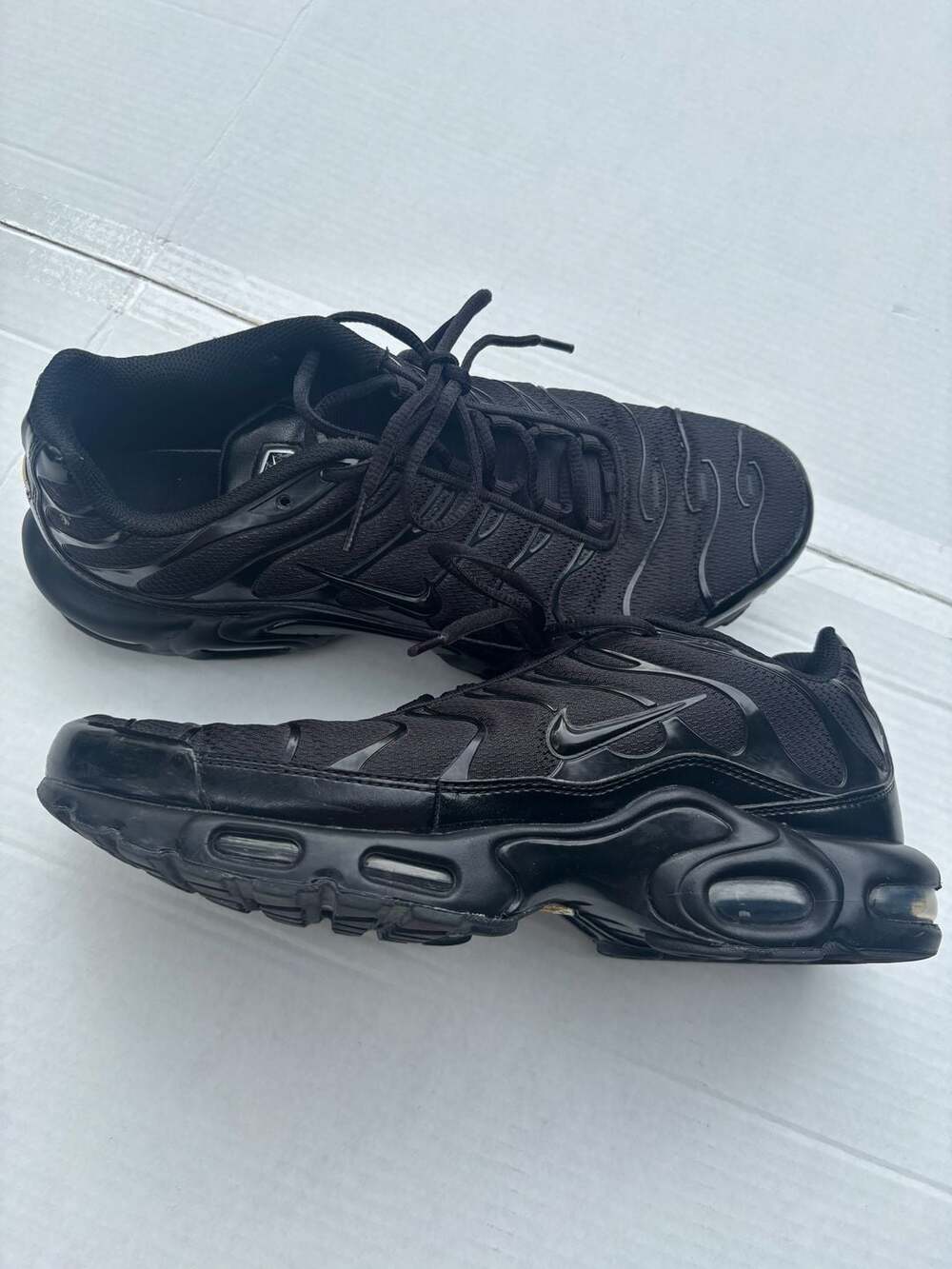 Nike Air Max Plus TN Triple Black Size 12